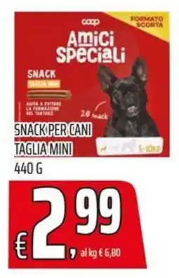 Coop Amici Speciali Snack per cani taglia mini offerta