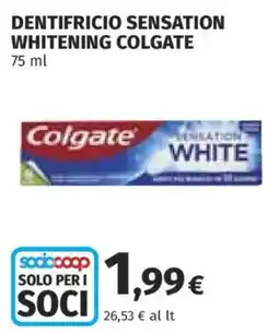 Coop DENTIFRICIO SENSATION WHITENING COLGATE offerta