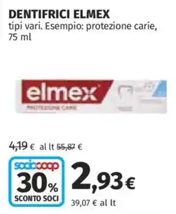 Coop DENTIFRICI ELMEX offerta