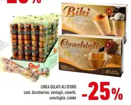 Conad Linea gelati ali D'oro offerta