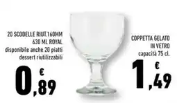 Conad Coppetta Gelato in Vetro offerta