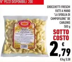 Conad Gnocchetti freschi "La sfoglia di Campofilone" de Carlonis offerta