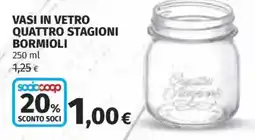 Coop VASI IN VETRO QUATTRO STAGIONI BORMIOLI offerta
