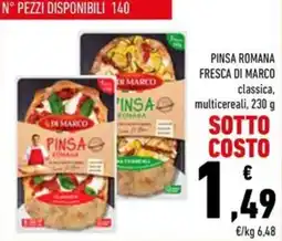 Conad Pinsa Romana Fresca di Marco offerta