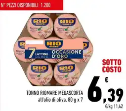 Conad TONNO RIOMARE MEGASCORTA offerta