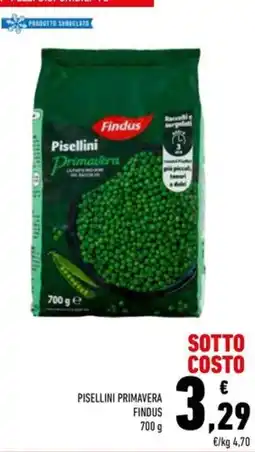 Conad Pisellini Primavera Findus offerta