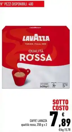Conad CAFFE' LAVAZZA qualità rossa offerta