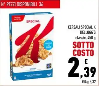 Conad Cereali Special K Kellogg's classic offerta