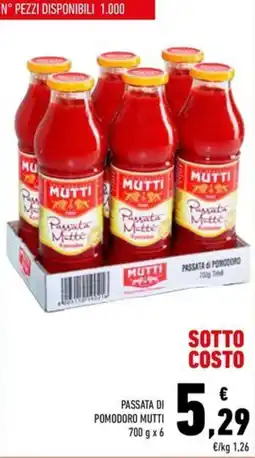 Conad Passata di Pomodoro Mutti offerta