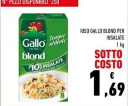 Conad Riso Gallo Blond per Insalate offerta