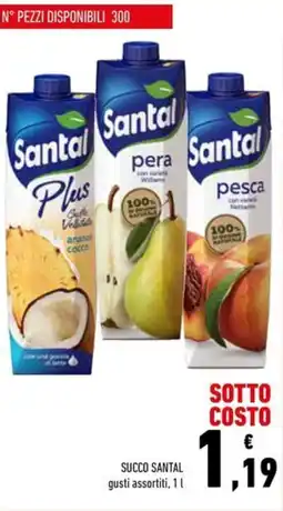 Conad Succo Santal offerta