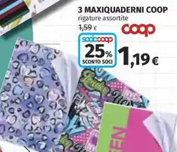 Coop 3 MAXIQUADERNI COOP offerta