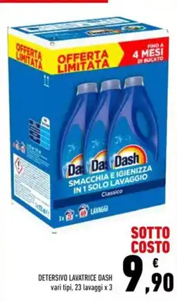 Conad Detersivo lavatrice Dash offerta