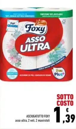 Conad Asciugatutto Foxy asso ultra offerta