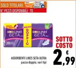 Conad Assorbenti Lines Seta Ultra offerta