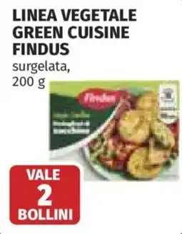 Coop Linea vegetale green cuisine Findus offerta