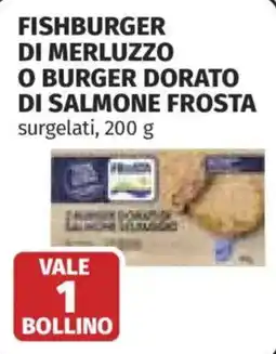 Coop FISHBURGER DI MERLUZZO O BURGER DORATO DI SALMONE FROSTA offerta