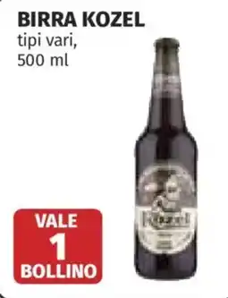 Coop Birra Kozel offerta