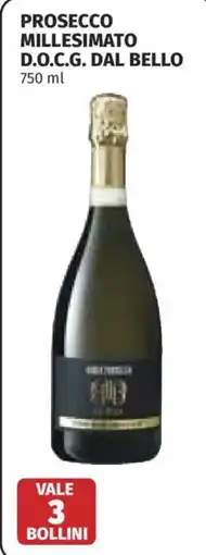 Coop Prosecco Millesimato D.O.C.G. Dal Bello offerta