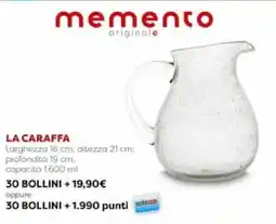 Coop memento originale LA CARAFFA offerta