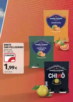 Coop Bibite San Pellegrino offerta