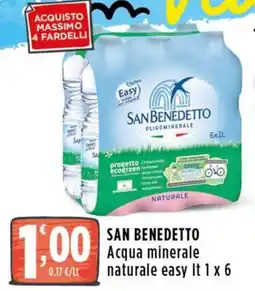 Rossotono Carrefour SAN BENEDETTO Acqua minerale naturale easy offerta