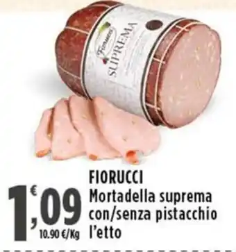 Rossotono Carrefour Fiorucci Mortadella suprema offerta