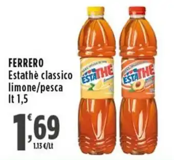 Rossotono Carrefour FERRERO Estathè classico offerta