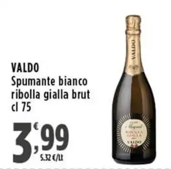 Rossotono Carrefour VALDO Spumante bianco ribolla gialla brut offerta