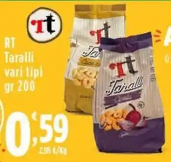 Rossotono Carrefour Taralli offerta