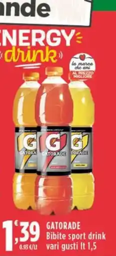 Rossotono Carrefour GATORADE Bibite sport drink offerta
