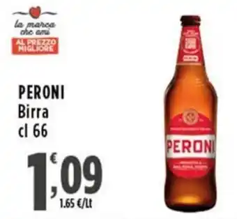 Rossotono Carrefour PERONI Birra offerta