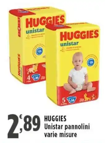 Rossotono Carrefour HUGGIES Unistar pannolini offerta