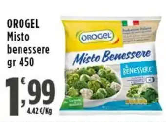 Rossotono Carrefour OROGEL Misto benessere offerta
