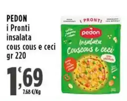 Rossotono Carrefour pedon insalata couscous e ceci offerta