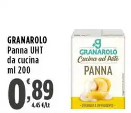 Rossotono Carrefour GRANAROLO Panna UHT offerta