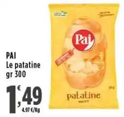 Rossotono Carrefour Pai patatine offerta