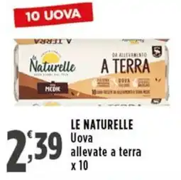 Rossotono Carrefour Le Naturelle Uova allevate a terra offerta