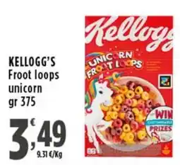 Rossotono Carrefour Kellogg's Froot loops unicorn offerta