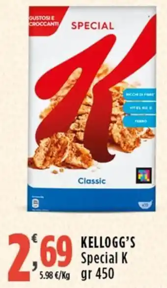 Rossotono Carrefour KELLOGG'S Special K Classic offerta