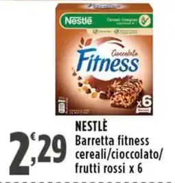 Rossotono Carrefour Nestlé Barretta fitness offerta