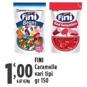 Rossotono Carrefour Fini Caramelle offerta