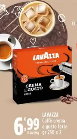 Rossotono Carrefour LAVAZZA Caffè crema e gusto forte offerta