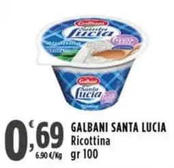 Rossotono Carrefour Galbani Santa Lucia Ricottina offerta