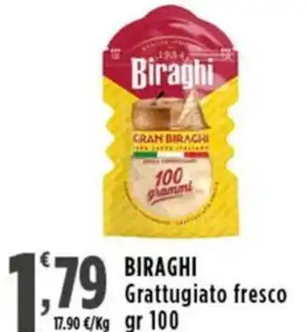 Rossotono Carrefour Biraghi Grattugiato fresco offerta