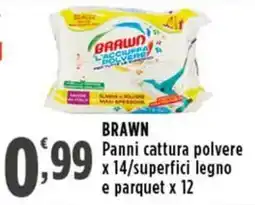Rossotono Carrefour BRAWN Panni cattura polvere offerta