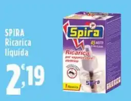 Rossotono Carrefour Ricarica liquida Spira offerta