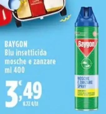 Rossotono Carrefour Baygon Blu insetticida mosche e zanzare offerta
