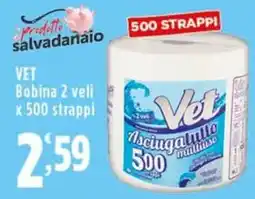 Rossotono Carrefour Vet Asciugatutto multiuso offerta