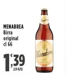 Rossotono Carrefour Menabrea Birra original offerta